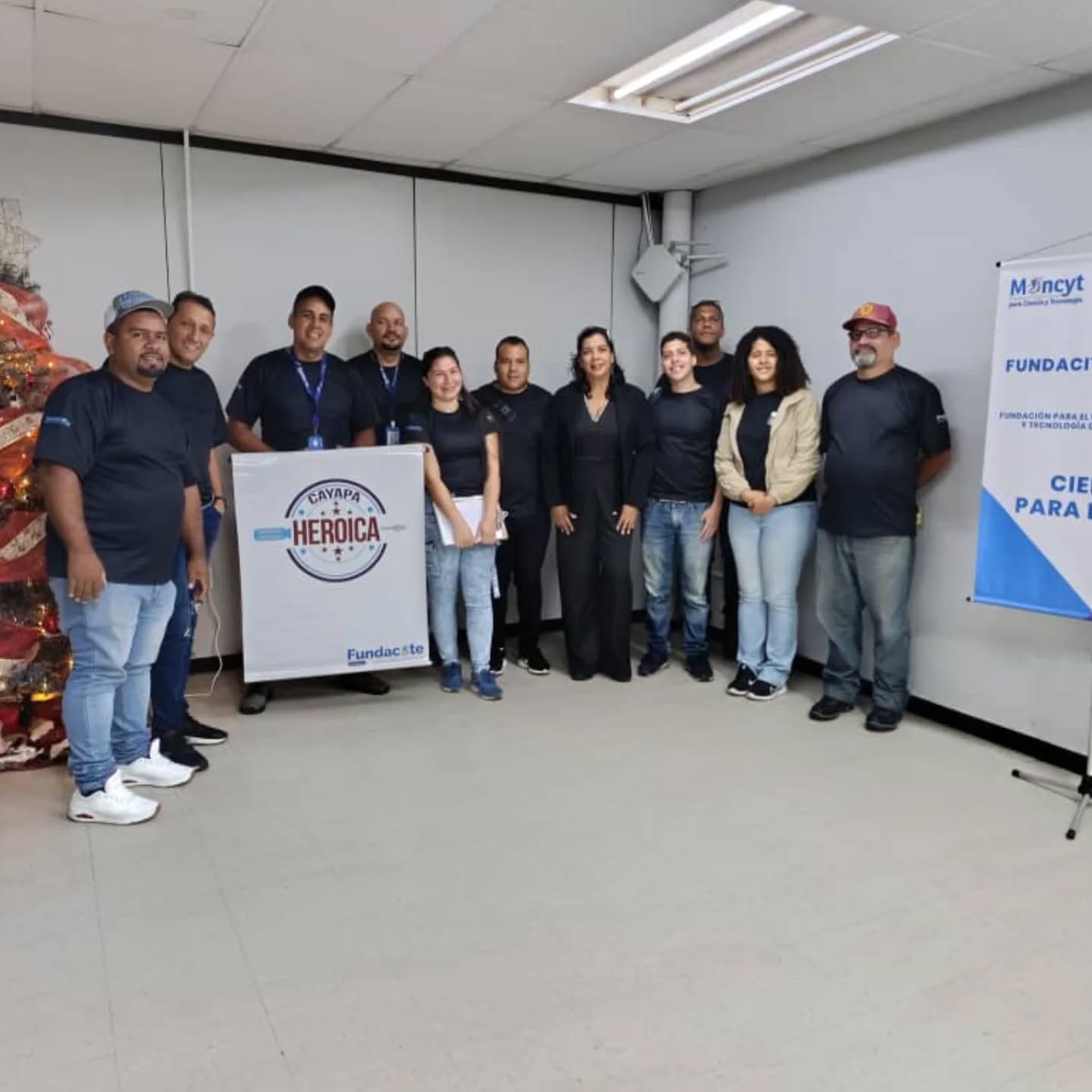 El equipo de Cayapa Heroica del Estado Monagas recibe a la nueva presidenta de Fundacite