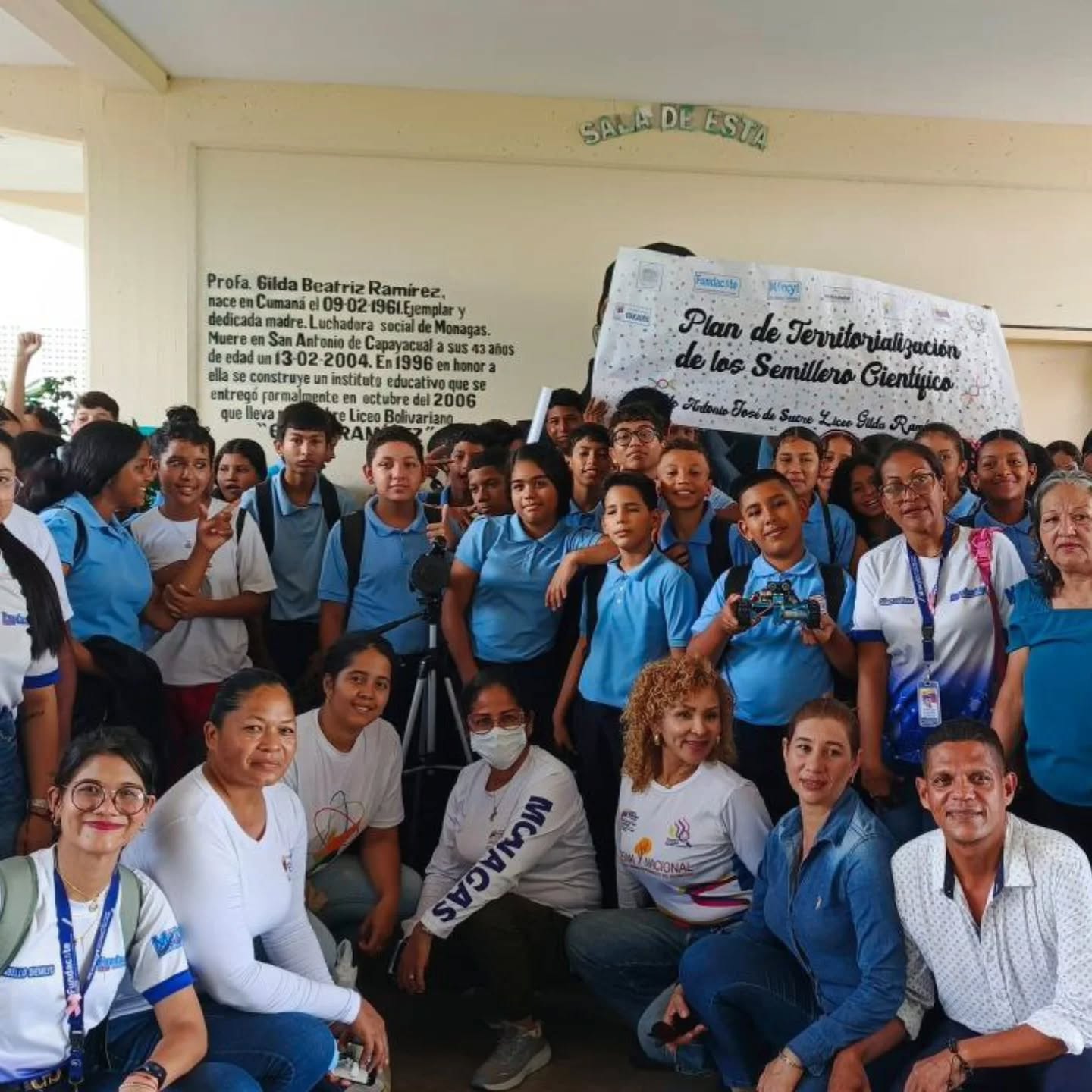 Liceo Gilda Ramírez fue sede del despliegue del Programa Nacional Semilleros Científicos en Monagas