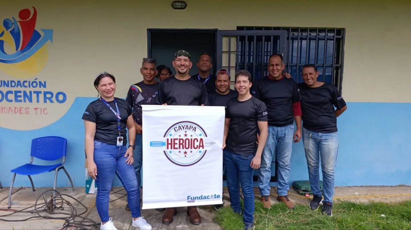 Plan Cayapa Heroica recupera equipo de climatización en el Infocentro de Los Guaritos, Monagas