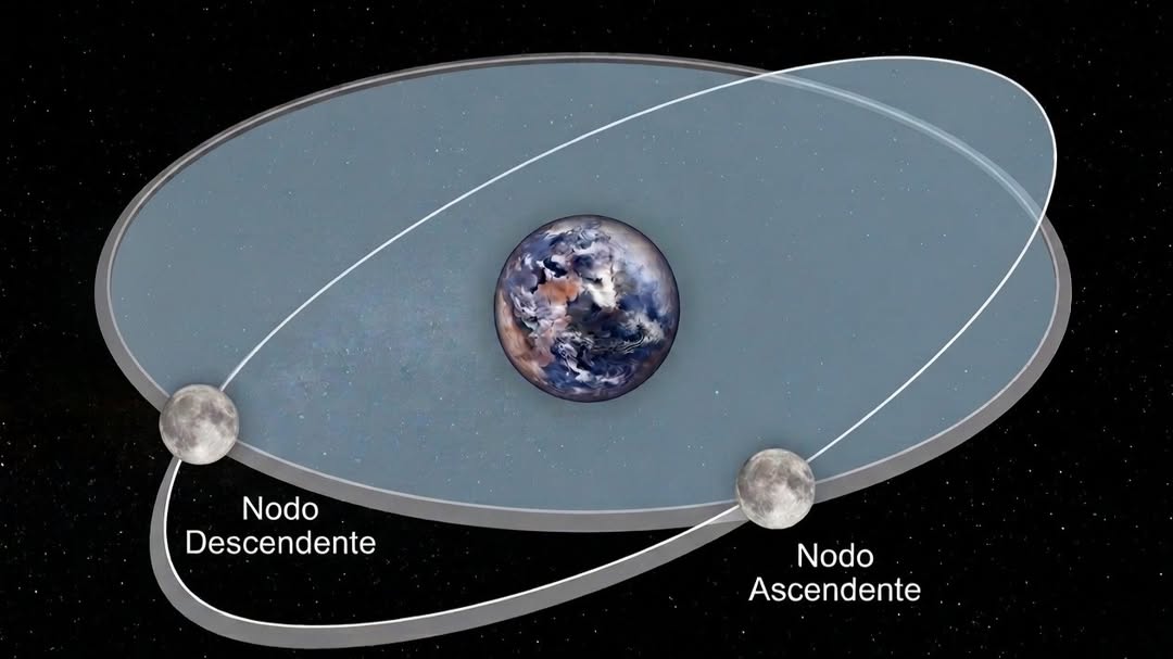 Experto en astronomía explica fenómeno de los nodos lunares y su impacto en la mecánica celeste